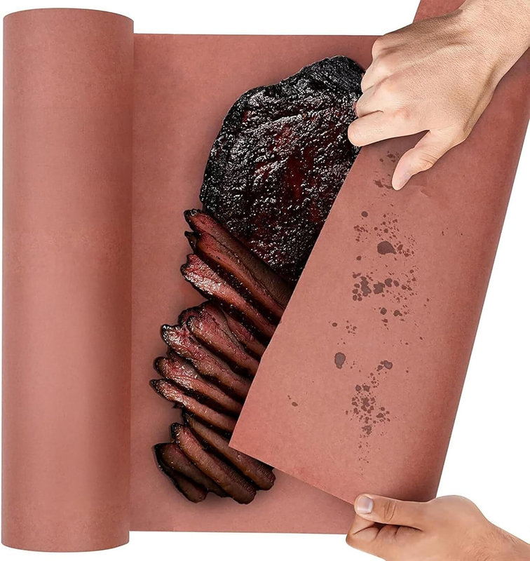 Pink Kraft Butcher Paper Roll - 18 Inch x 175 Feet (2100 Inch) - Food Grade Peac