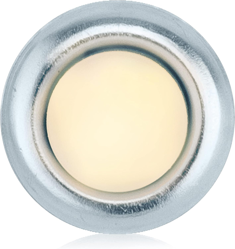Newhouse Hardware FMBSL Lighted Flush Mount Door Chime Doorbell Button, 1-Pack,