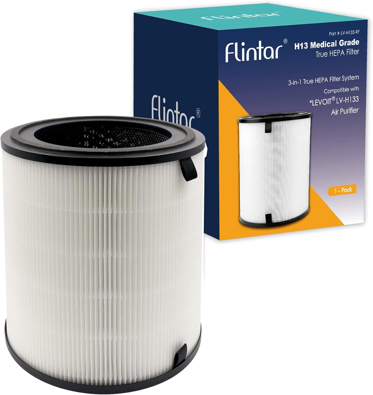 LV-H133 Filter for LEVOIT LV-H133 Tower Air Purifier H13 Activated