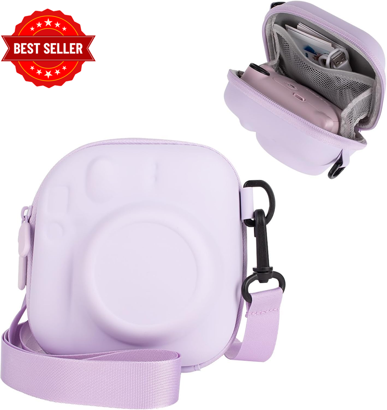 Hard EVA Instant Camera Case Protective Travel Storage Bag Compatible with Insta