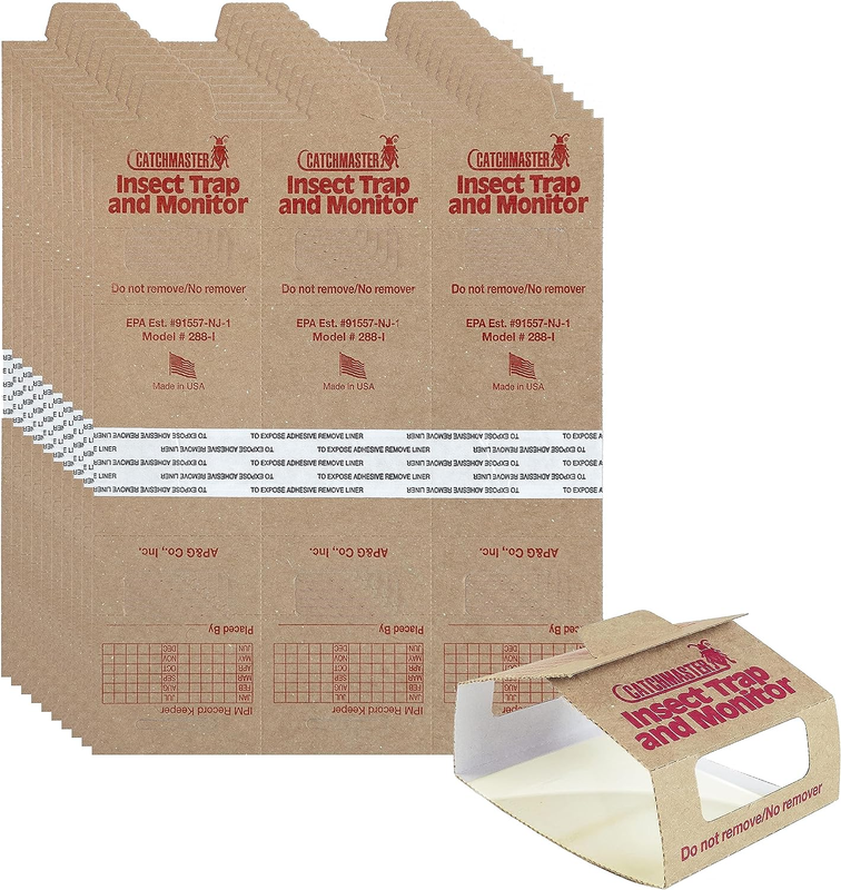 30-pk, Brown Recluse Spider Traps, Adhesive Cockroach