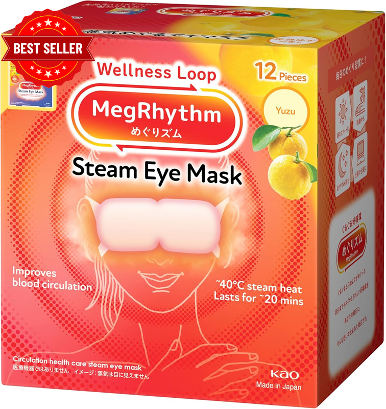 Hot Eye Mask Ripe Citron 12 Pieces in the Tour of Rhythm Steam