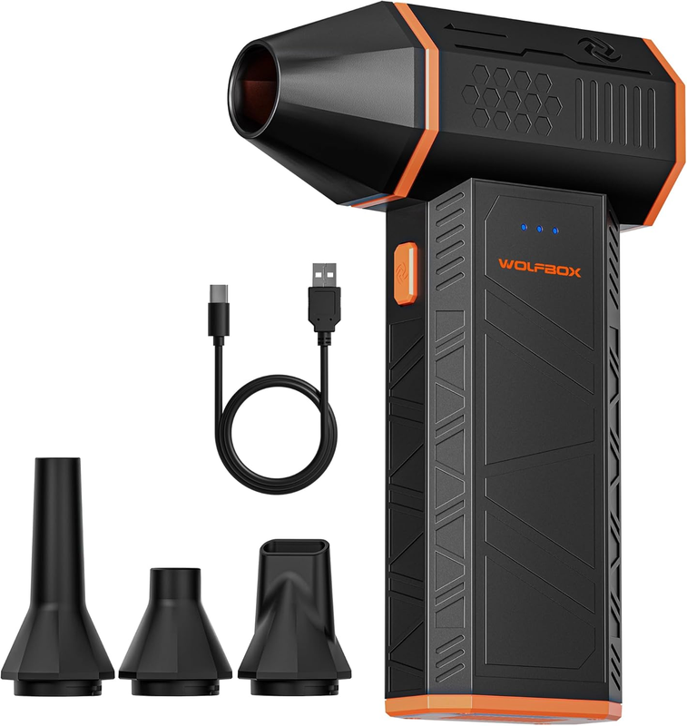 Megaflow 50 Compressed Air Duster-110000Rpm Super Power Electric Air Duster, 3-G