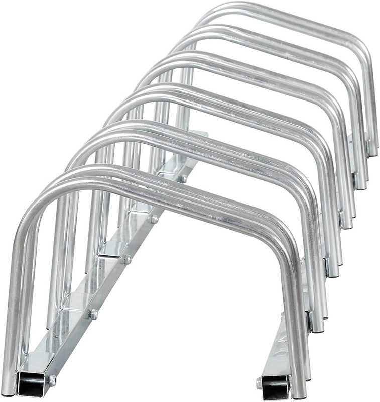 1-6 Bike Rack Bicycle Floor Parking Stand for Mountain Bike Road Bike Indoor Out