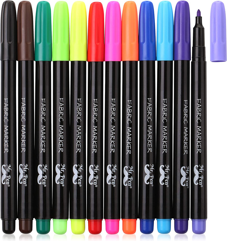 Permanent Pen Set For Paint Clothing T-shirt Textile Shoes Paint