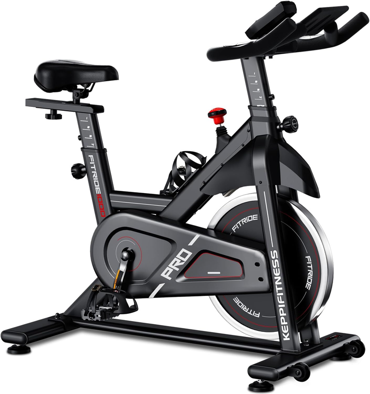 Exercise Bike Stationary for Home with Felt/Magnetic Resista