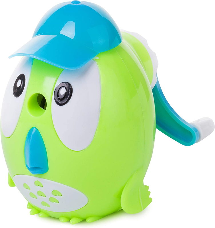 Owl Shaped Cute Colored Pencil Sharpener Manual Plastic Kids Pencil Sharpener