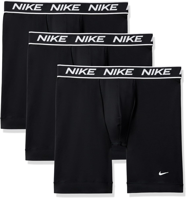 Nike Men's All Day Micro Stretch Long Leg Boxer Brief Underwear (3-Pack)
