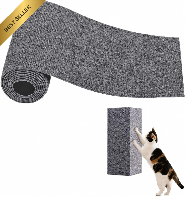 Cat Scratch Mat, 23.6’’ X 11.8’’ Cat Wall Corner Scratcher, Versatile Self | Adh