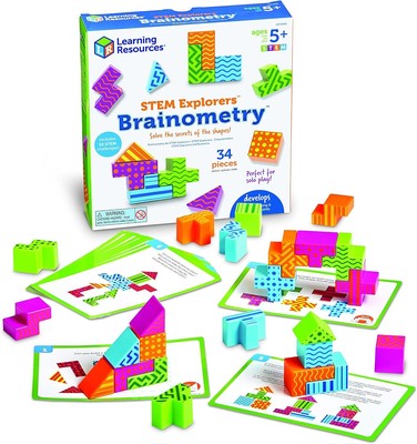 Learning Resources STEM Explorers Brainometry - 34 Pieces, Ages 5+ Toys... 