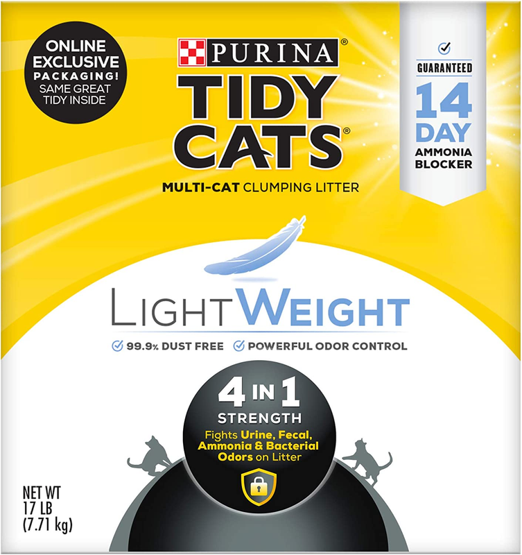 Multi Cat, Low Dust, Clumping Cat Litter, Lightweight 4-In-1