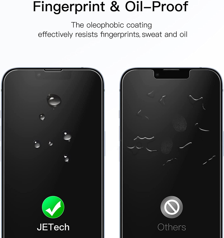 Full Coverage Screen Protector for iPhone 16e 2025, iPhone 14 6.1-Inch, 9H Tempe