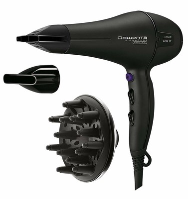 Rowenta Signature Pro CV7840F0 - Secador de pelo motor (Secador + accesorios)