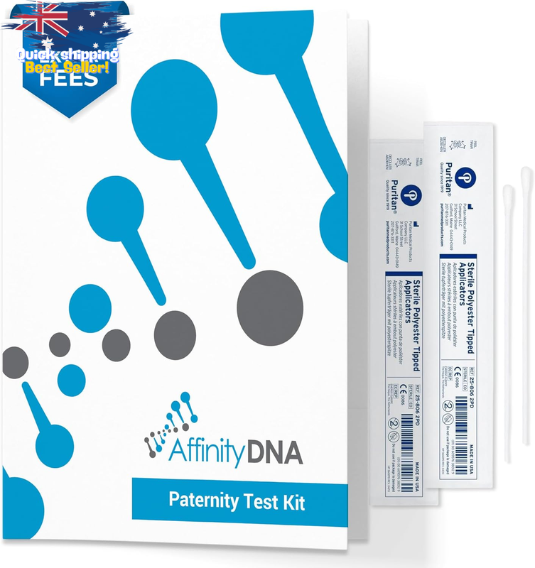 Paternity DNA Test Kit - 99.99% Accurate Home Swab for Father Child Relationship