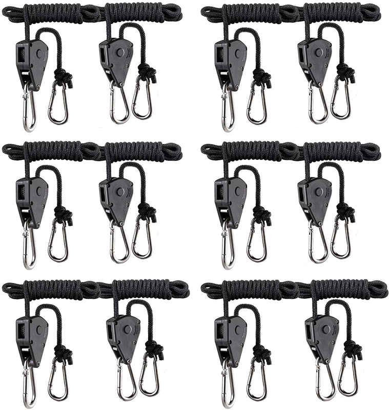 percha de cuerda de trinquete ajustable 1/8" alta calidad 68kg de capacidad tool