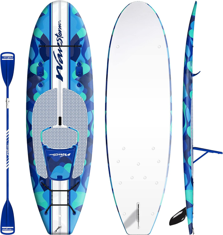9Ft6 SUP Kayak Hybrid Stand up Paddleboard Foam Soft Top SUP for Adults and Kids