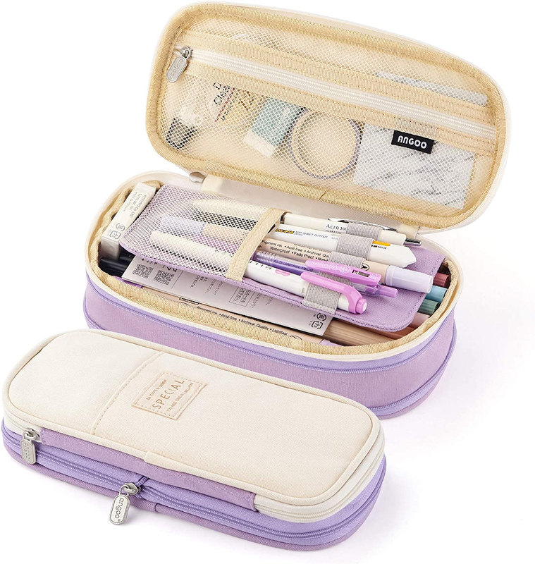 EASTHILL Big Capacity Pencil Pen Case Office College School 