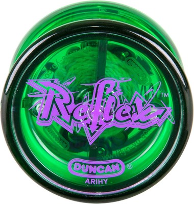 Duncan Toys Reflex Auto Return Yo-Yo, Beginner String Trick Green 
