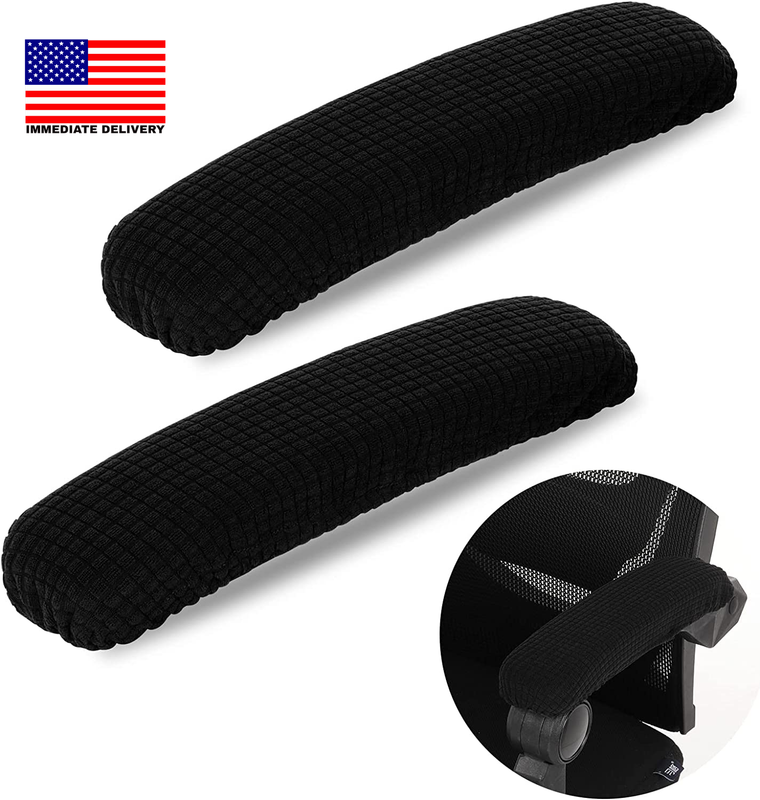 Arm Armrest Covers, 2pcs Stretchable Polyester Office Chair Protect