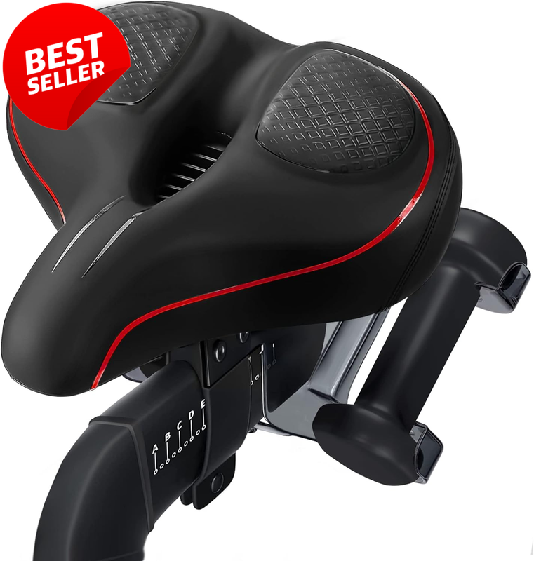 Oversized Bike Seat Cushion Extra Wide Comfort Saddle Peloton Road Electric - US