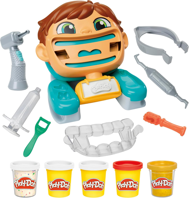 Silly Smiles Dentist Kit, Kids Arts & Crafts Toys for 3 Year Old Girls & Boys &
