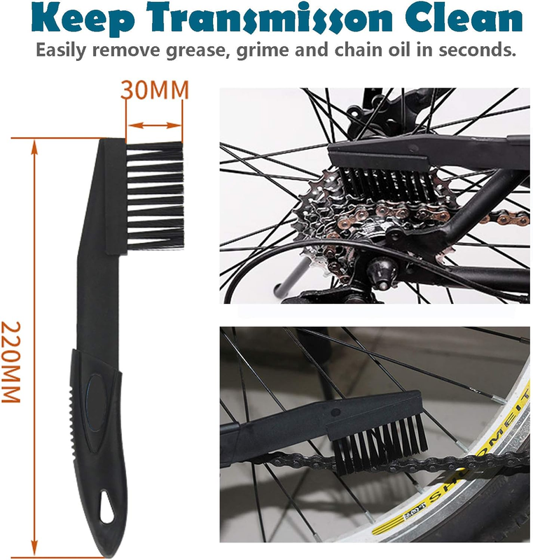 Bike Chain Cleaner, Bike Cleaning Kit, Chain Cleaner for Cycling, Suitable for M