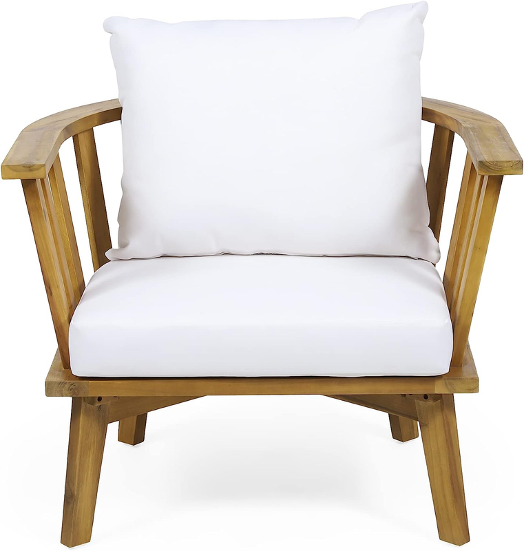 With Cushions, White And