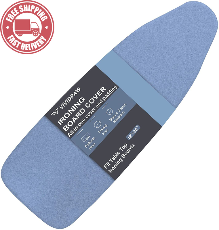 Ing Board Cover And Pad 12.5 X 30, Elastic Edge, Silicone Coa