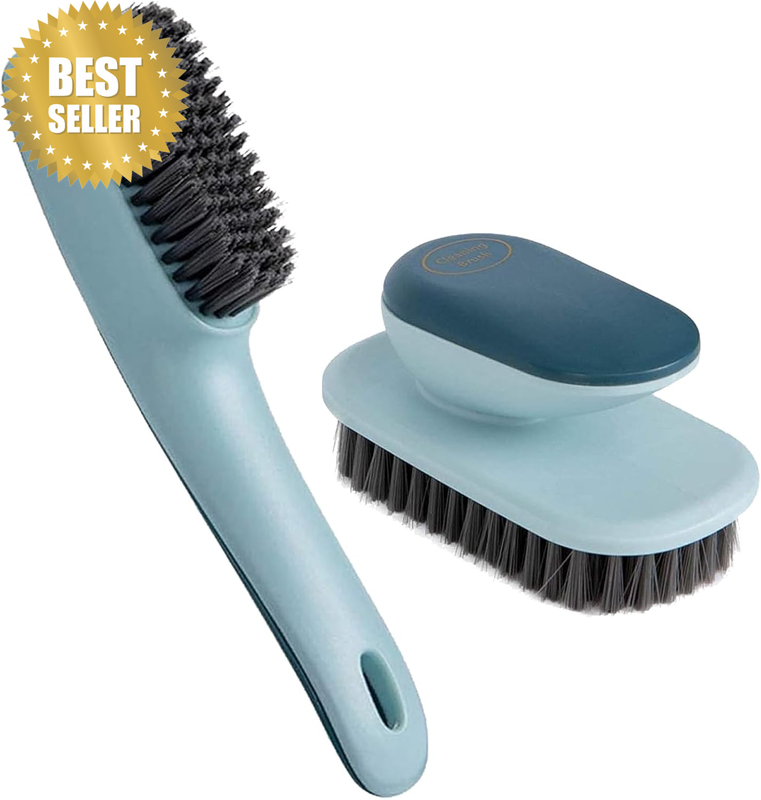 Cleaning Brush for Shoes and Laundry, Soft Bristle Scrubber for Stains on Clothe