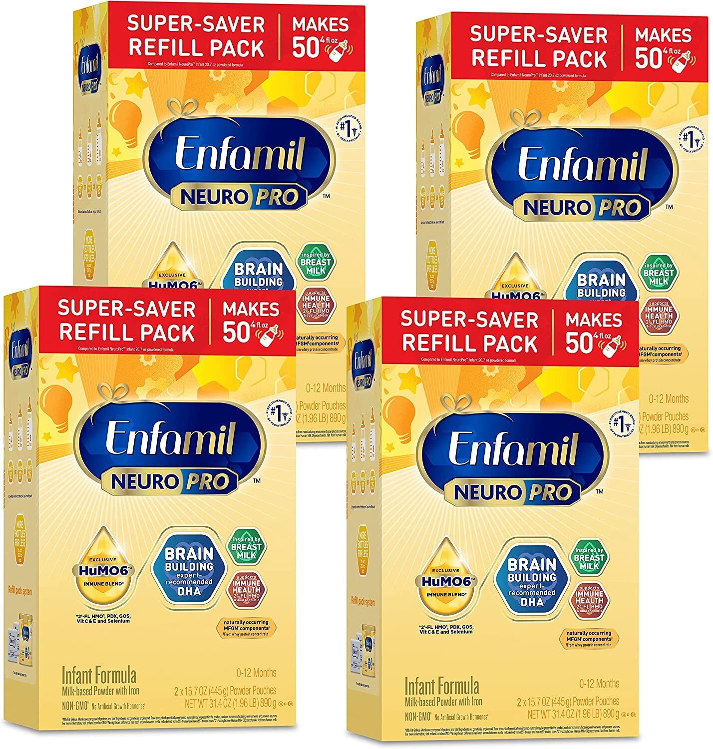 Enfamil Infant Formula 0-12ヶ月用 4缶 Enfamil® Infant