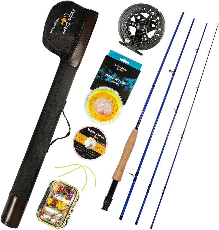 Fly Fishing Rod and Reel Combo 3/5/8 WT Fly Fishing Combo fo