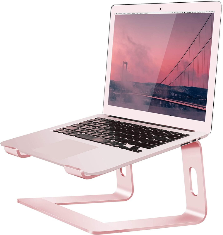 Laptop Stand Aluminum Laptop Riser Compatible with Apple Mac MacBook Air Pro 10