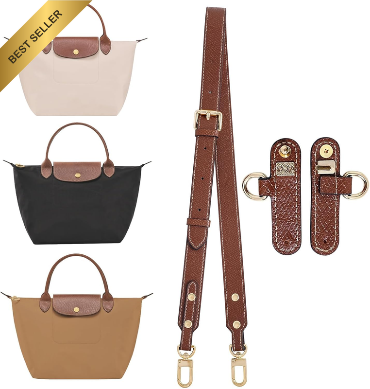 Upgraded Leather Shoulder Strap for Le Pliage S/M/L Bag Strap Kit Handbags Cross