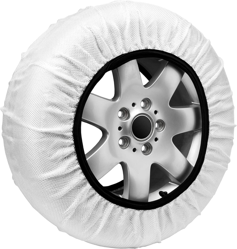 ISSE Snow Socks 62 Homologated Textile Chains Car Ice Safety 13-18 Inch Tyre