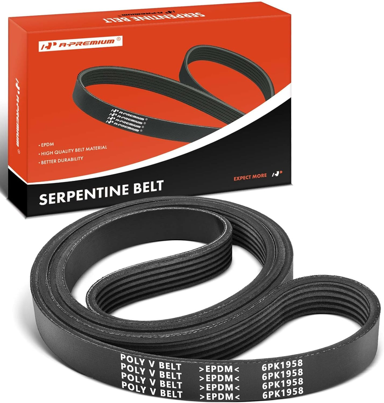 Engine Serpentine Drive Belt Compatible with Dodge, Chevrolet, Chrysler, Volkswa