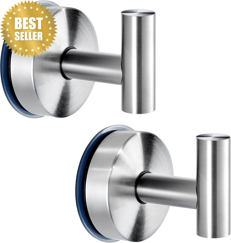 Suction Cup Hooks for Shower Wall Stainless Steel Vacuum Shower Hooks Heavy Duty