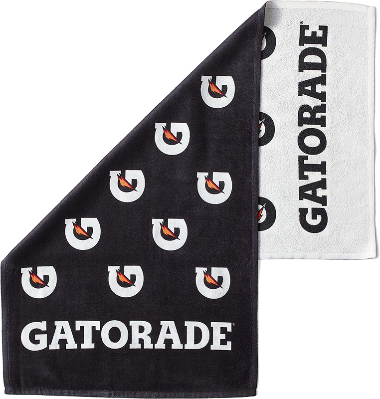Gatorade Premium Sideline Towel Bi-Color, White, Small