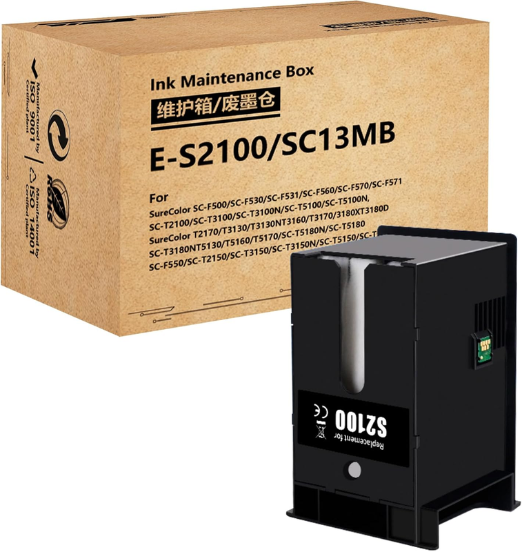 Maintenance Box Replacement for S2100 or C13S210057 Ink Maintenance Box,Works wi