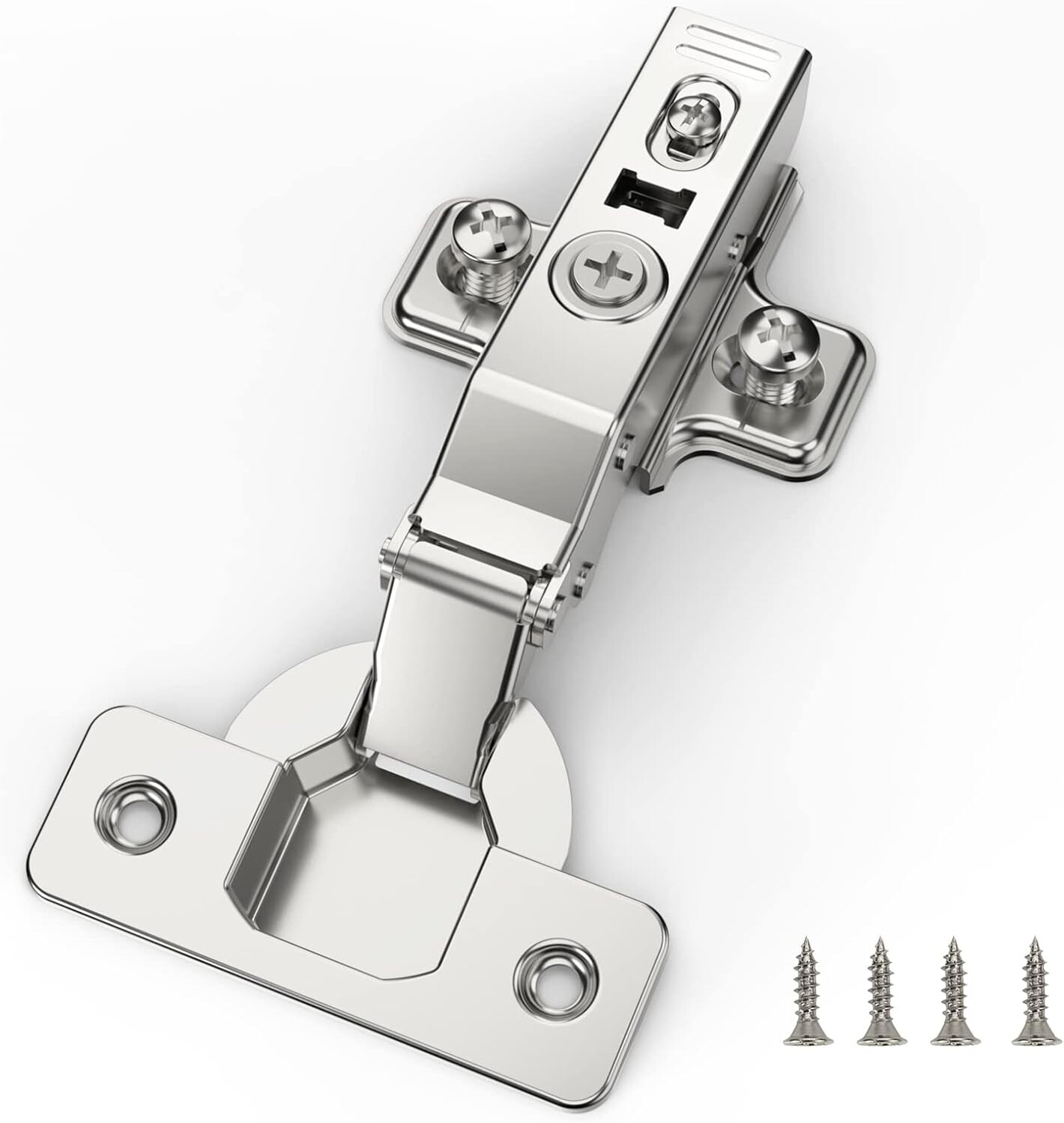 20 pcs Soft Close Cabinet Hinge,110 Degree Full Overlay Kitchen Door Hinge,35mm