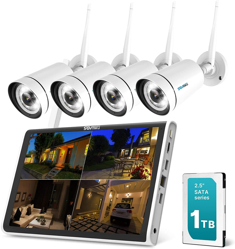 3mp 4-cam Bundle With Monitor 10