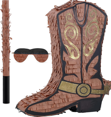 Cowboy top boot decorations