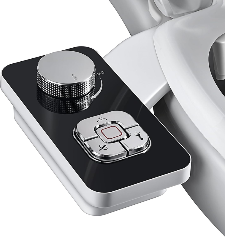 Bidet Attachment Dual Nozzle Non Electric Adjustable Pressure ...