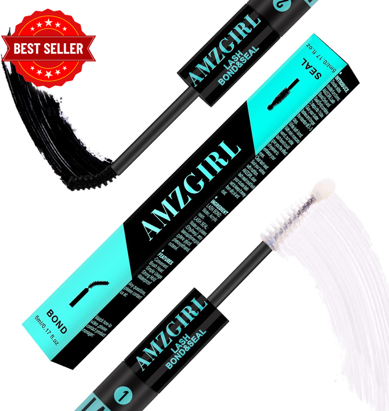 Black Bond and Seal Lash Glue, Waterproof Lash Cluster Glue