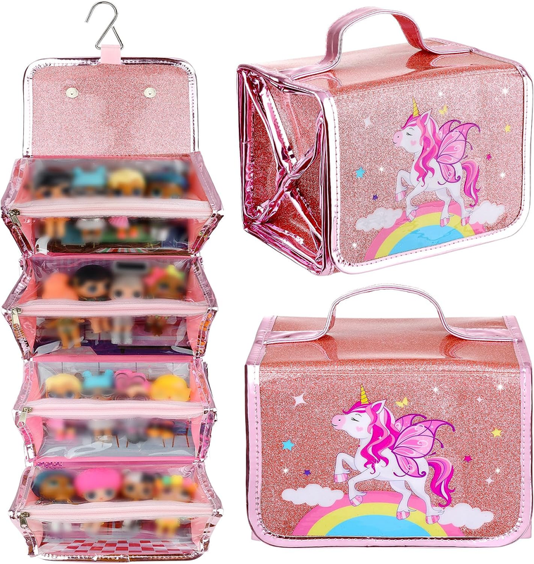 JYPS Doll Storage Organizer & Display Case Compatible with LOL Surprise Dolls Al