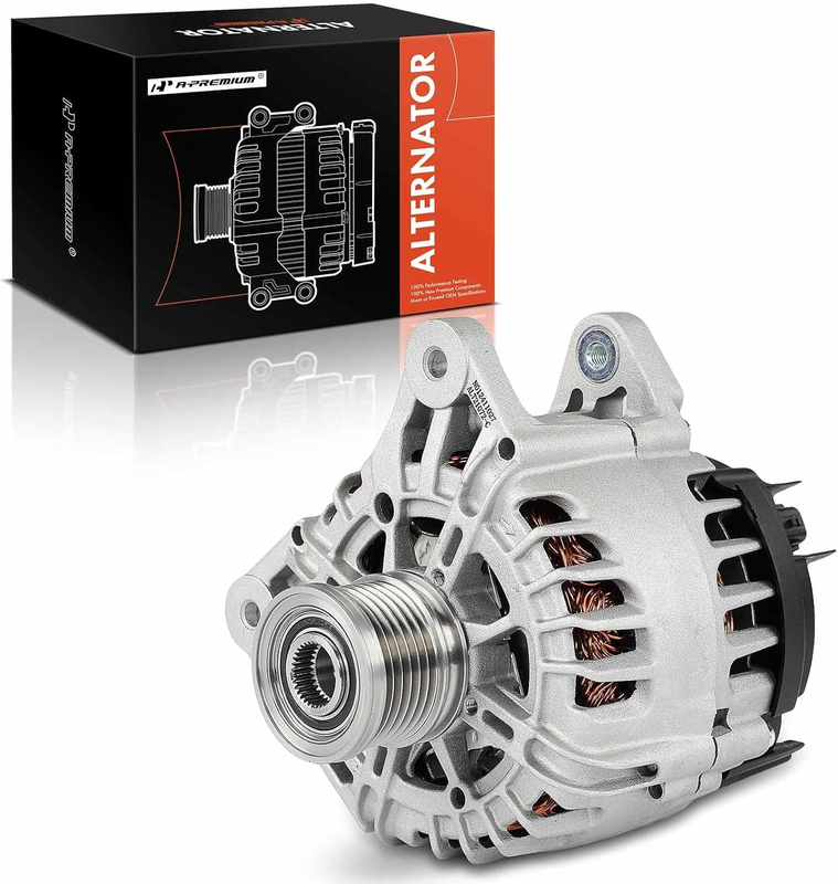 Alternator for Nissan Rogue Sport 2017-2022 2.0L 12V 120A 6-Groove Clutch Pulley