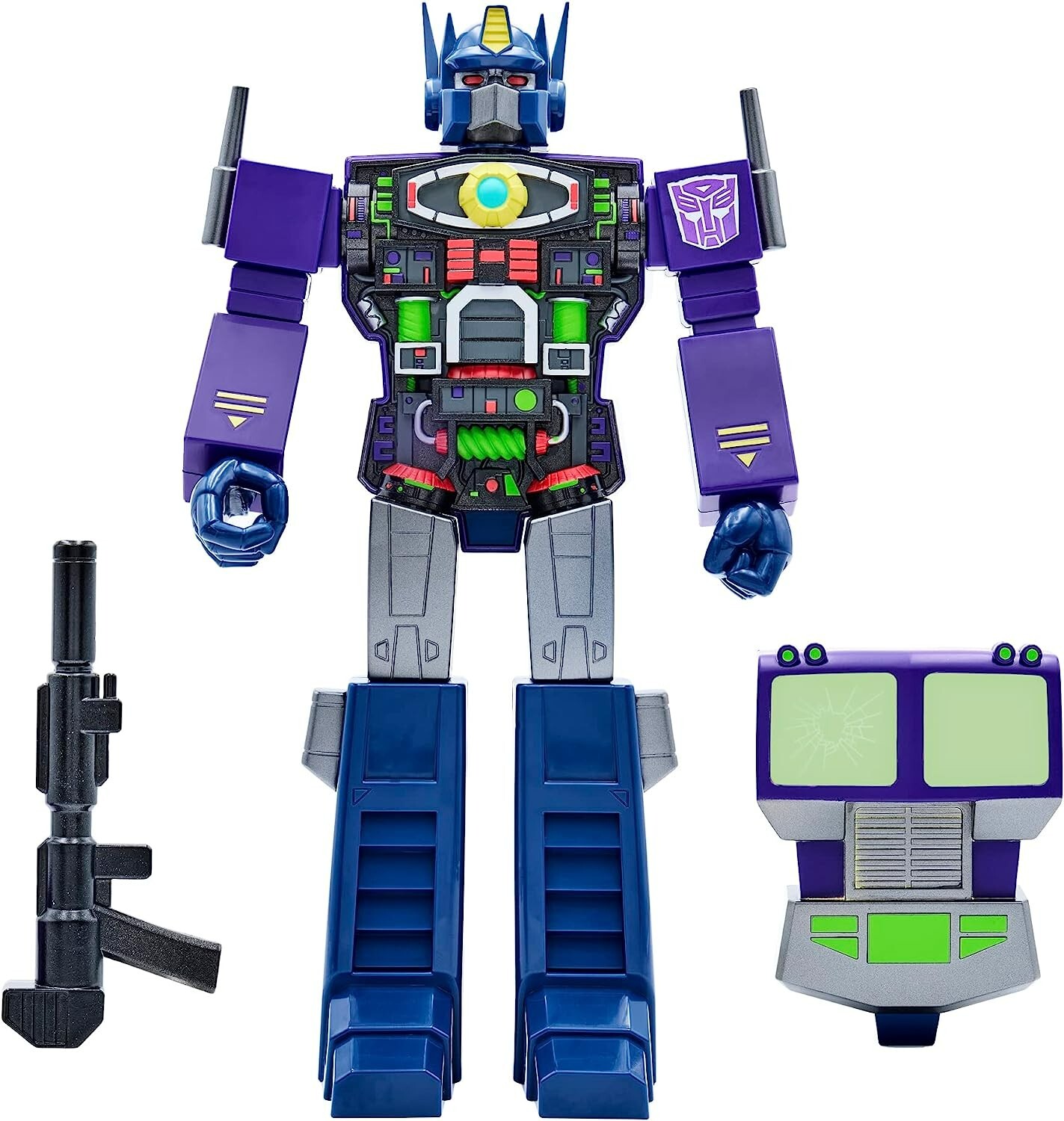 Super7 Transformers Optimus Prime﻿ (Shattered Glass Purple