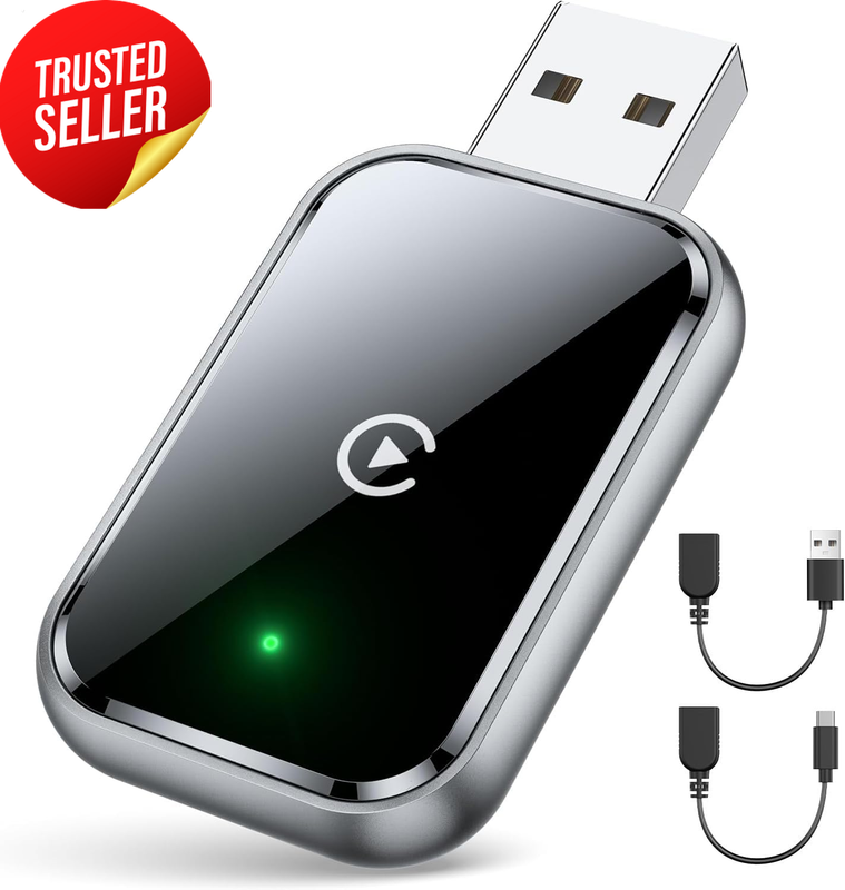 Wireless Carplay Adapter iPhone Stable Fast Connection Auto Upgrade Dongle