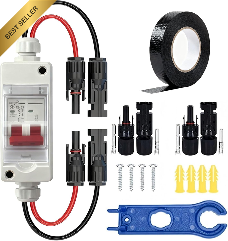 Solar Panel Disconnect Switch, 32A 500V Outdoor PV Disconnect Switch, DC Miniatu