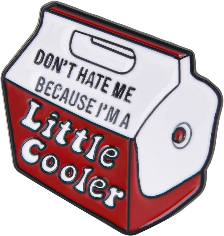 Cute Enamel Pins Cartoon Little Cooler Design Novel Brooch Pins for Backpacks Ba