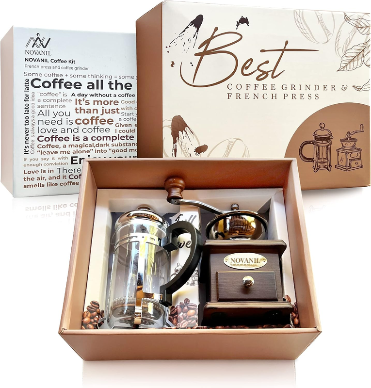 & Coffee Grinder, Coffee Gift Box, Coffee Set,
